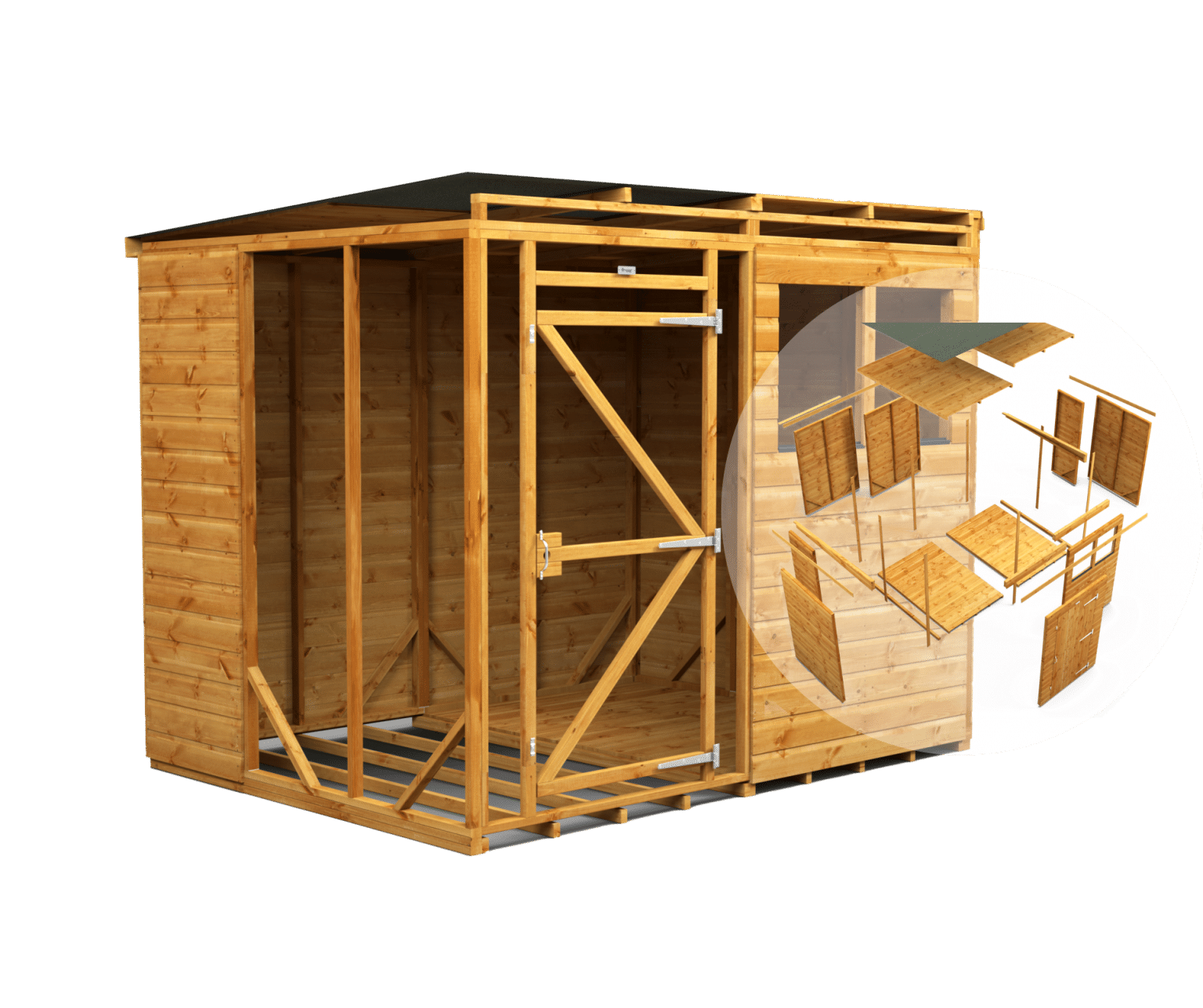 7x12 lean to shed discount